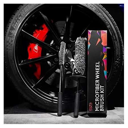 SGCB  Microfiber Wheel Brush Kit 2v1
