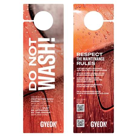 Gyeon Do not Wash Hanger