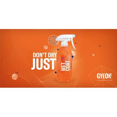 Gyeon Canvas Banner "JUST WET COAT" 200 x 100