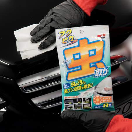 Soft 99 Fukupika Bugs & Droppings Removal Wipes