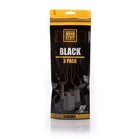 Work Stuff Detailing Brush Black 3 Pack