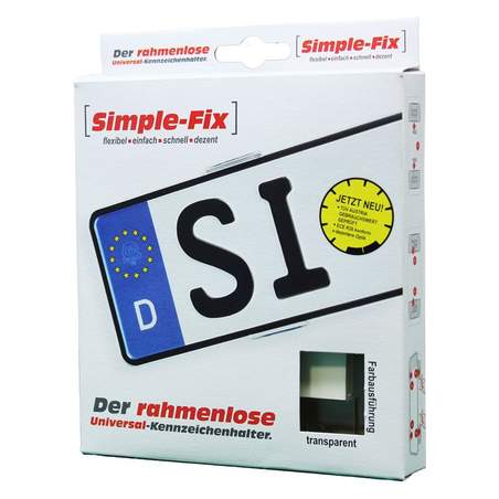 Simple-FIx Plate Holder "Transparent"