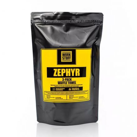 Work Stuff Zephyr Waffle Towel 35x35cm 3 Pack