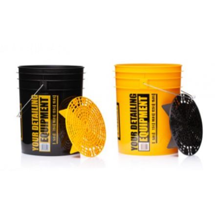 Work Stuff Detailing Bucket Black 'Rinse' 19L