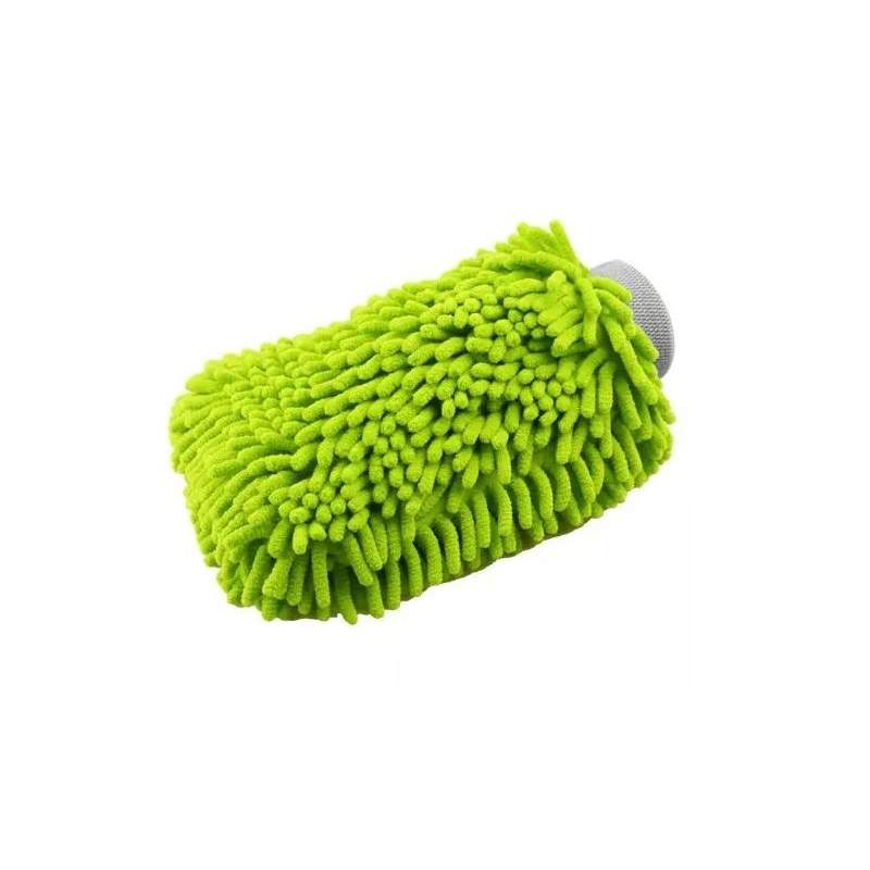 D-Con Chenille Wash Mitt Lime Green