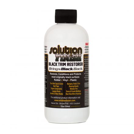 Solution Finish Black Plastic & Vinyl Restorer 30ml