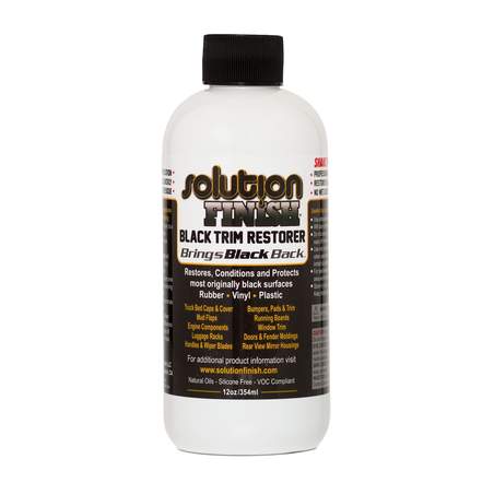 Solution Finish Black Plastic & Vinyl Restorer 30ml