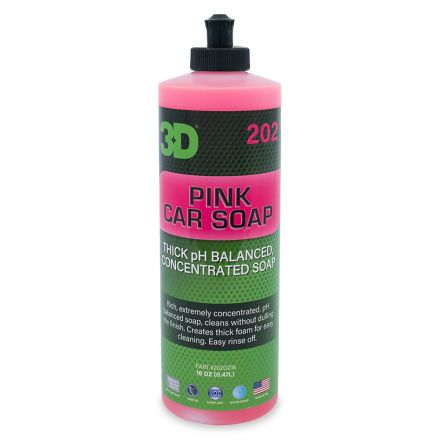 3D Pink Car Soap 473ml