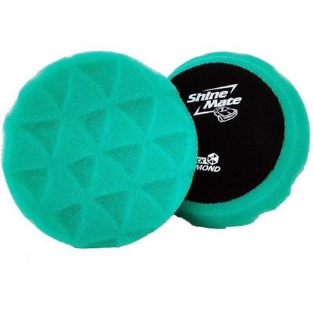 Shine Mate Black Diamond Foam Pad Green T120 75mm