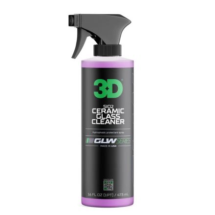 3D GLW Series SiO2 Ceramic Glass Cleaner 473ml