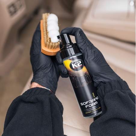 K2 Sofrano Pro Leather Cleaner Foam 250ml
