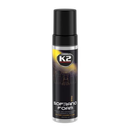 K2 Sofrano Pro Leather Cleaner Foam 250ml