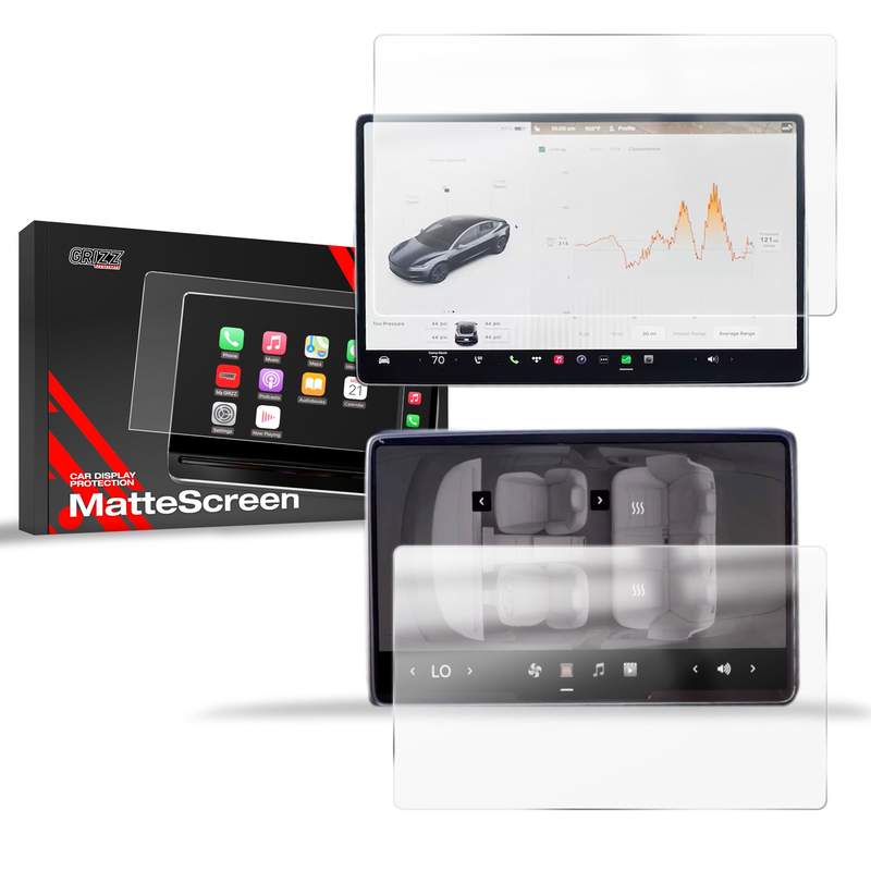 2v1 GRIZZ MatteScreen za Tesla Model Y Juniper (2024-2025)