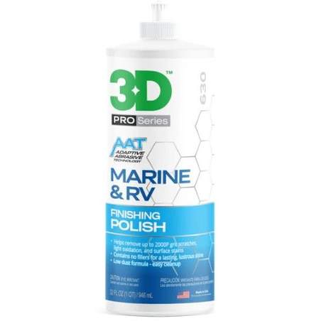 3D Marine & RV Finishing Polish 946ml