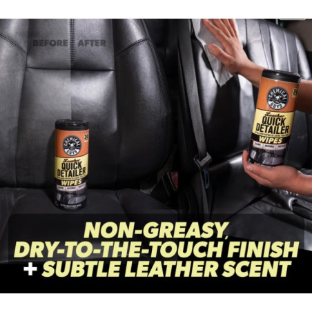 Chemical Guys Quick Detailer Leather Wipes 30/1