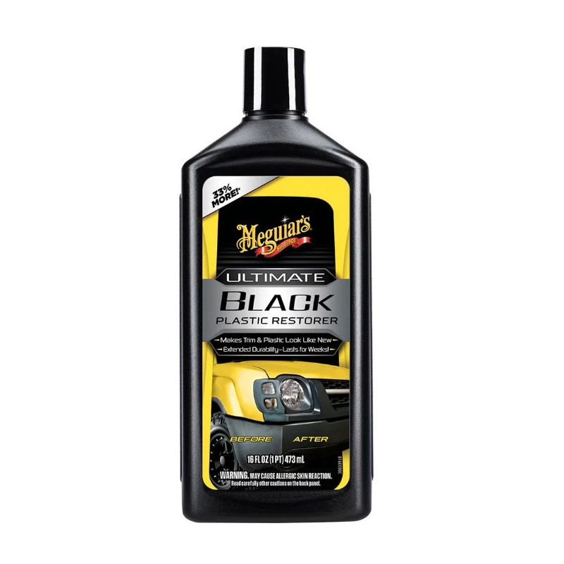 Zaščitni premaz za zunanjo plastiko in gumo, Meguiar's Ultimate Black 473ml
