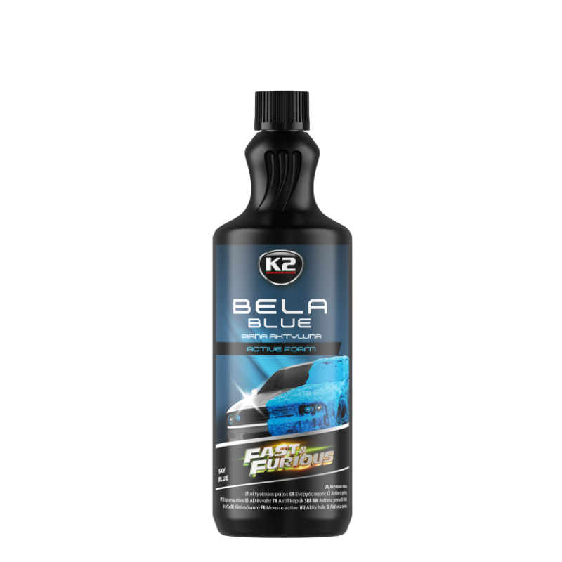 Modra aktivna pena, K2 Fast&Furious Bela Neon Pro Blue 1L