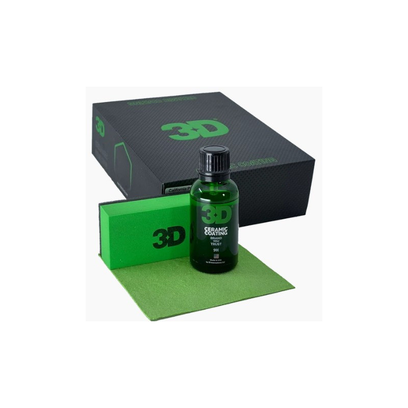 9H keramični premaz z dvoletno zaščito, 3D Ceramic Coating KIT 30ml