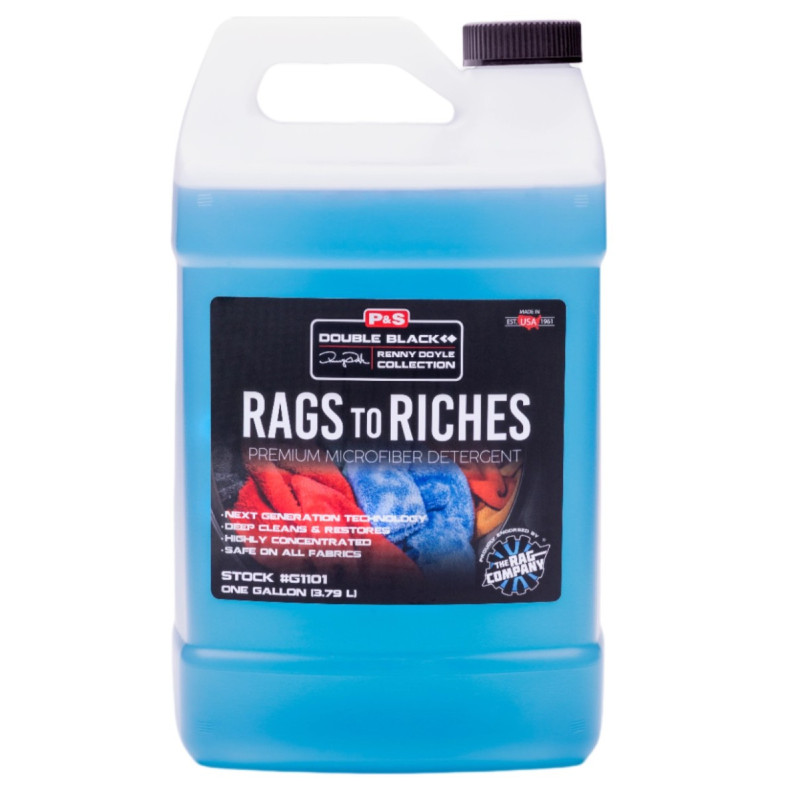 Detergent nove generacije za mikro krpe, P&S Rags to Riches Microfiber Detergent 3,8L