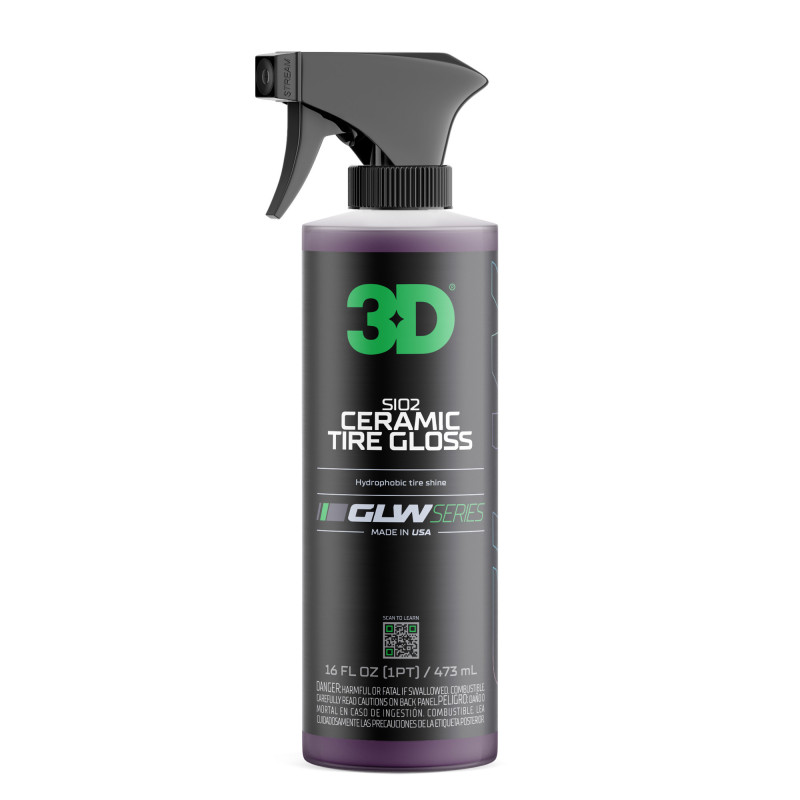 Keramični sprej za sijaj pnevmatik, 3D GLW Sio2 Ceramic Tire Gloss 473ml