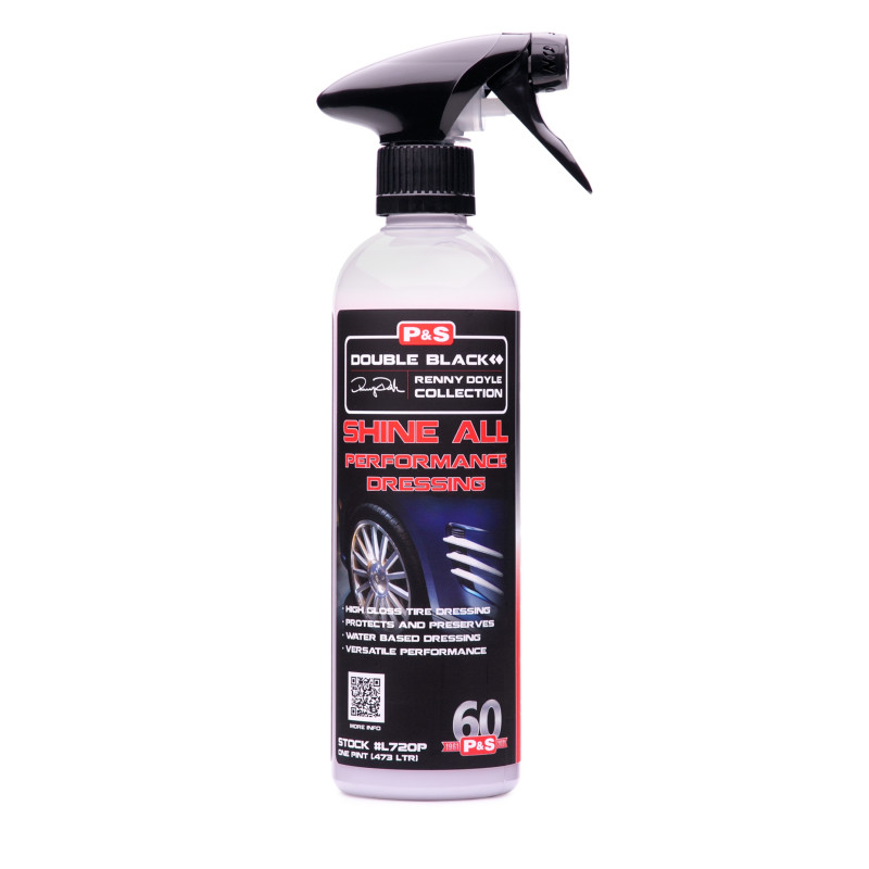 Visoko zmogljiv premaz za plastiko, P&S Renny Doyle Double Black Shine All Performance Dressing 473ml