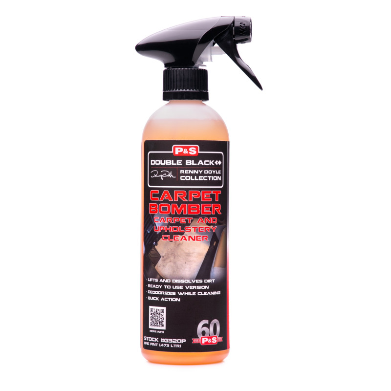 Čistilo za trdovratne madeže na tekstilu, P&S Renny Doyle Double Black Carpet Bomber 473ml