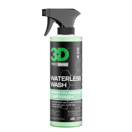 Okolju prijazno sredstvo za brezvodno čiščenje, 3D Green Waterless Wash 473ml
