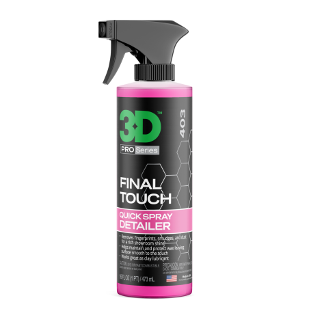 Zaključni korak za sijaj po pranju vozila, 3D Final Touch 473ml
