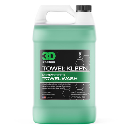 Detergent za mikro krpe vonjem limone, 3D Towel Kleen 3,8L