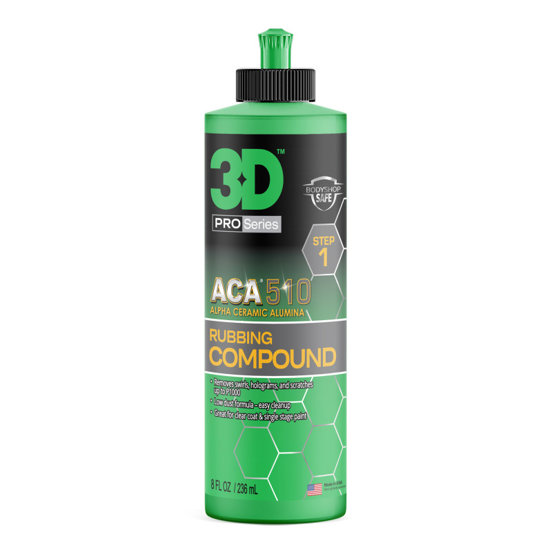Groba pasta s keramičnimi abrazivnimi delci, 3D ACA 510 Rubbing Compound 237ml