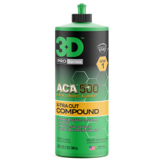 Groba pasta za volnene in mikrofiber gobice, 3D ACA 500 X-TRA Cut Compound 946ml