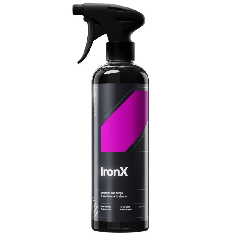 Nagrajeno čistilo za zračno rjo in platišča, CarPro Iron.X 500ml