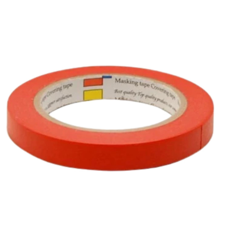 Ekonomičen maskirni trak rdeče barve, CarPro Masking Tape 15mm