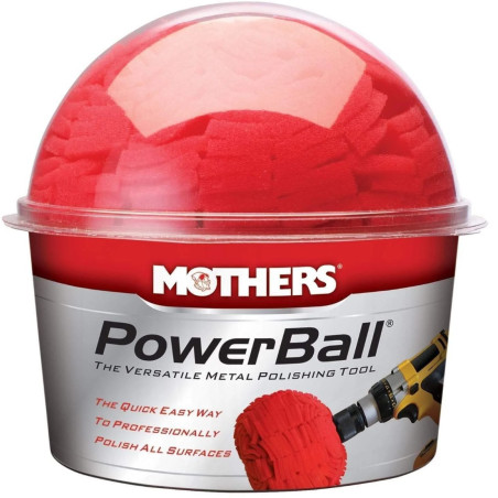 Penasta krogla za poliranje kovinskih delov, Mothers Powerball