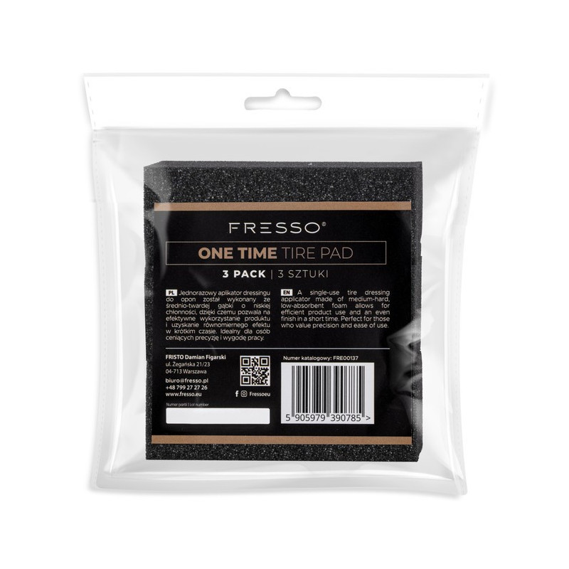 Gobica za nanos premazov, Fresso One Time Pad 3/1