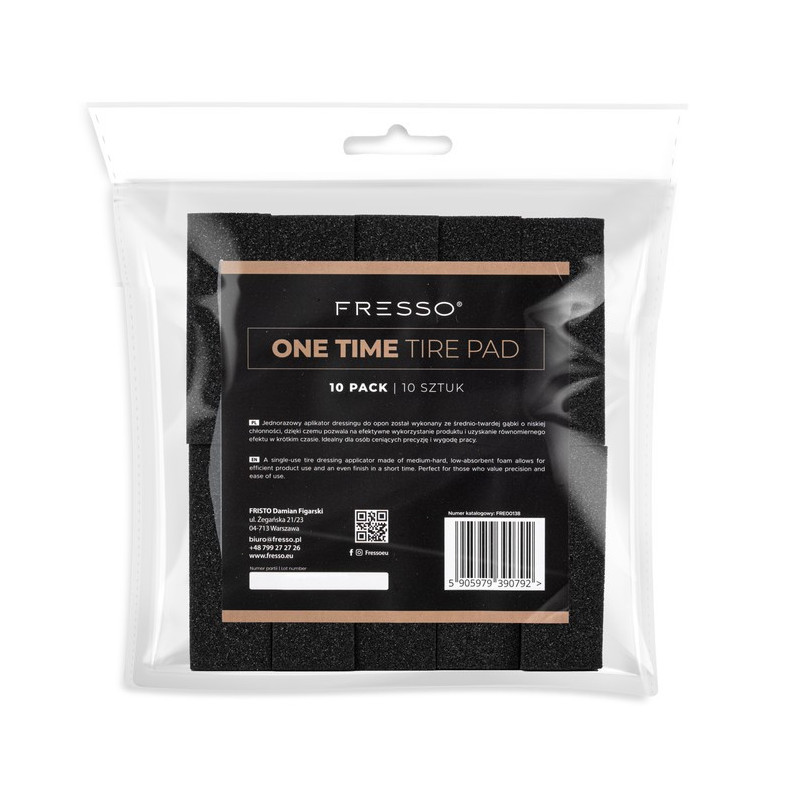 Gobica za nanos premazov, Fresso One Time Pad 10/1