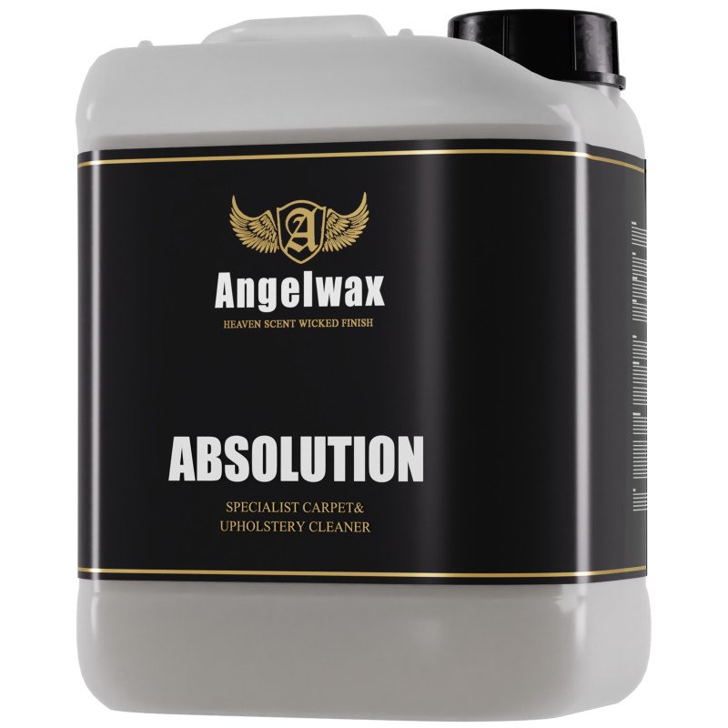Čistilo za trdovratne madeže na tekstilu, Angelwax Absolution 5L