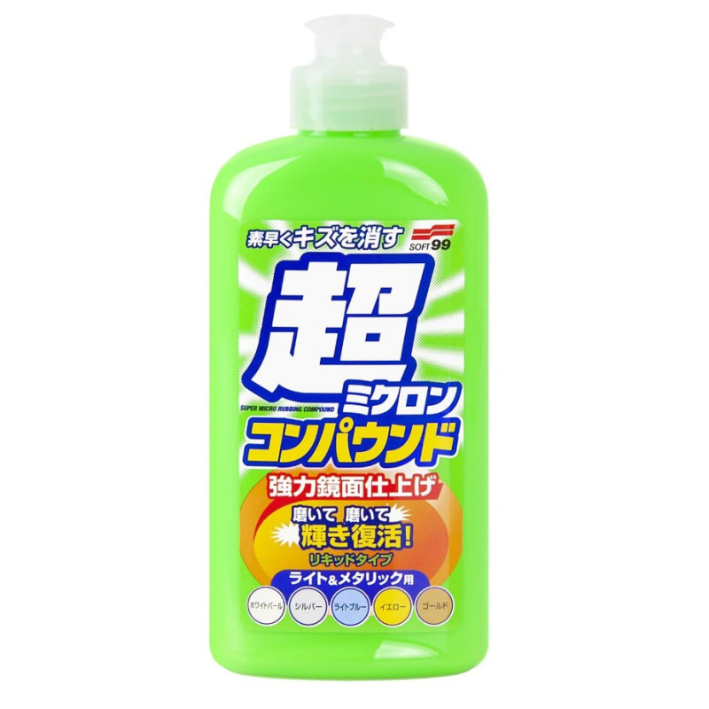 Čistilna pasta za svetla vozila, Soft99 Micro Liquid Compound Light 250ml
