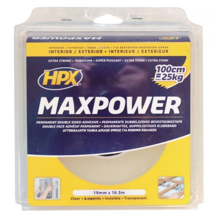 HPX Maxpower Transparent 19mm x 16,5m
