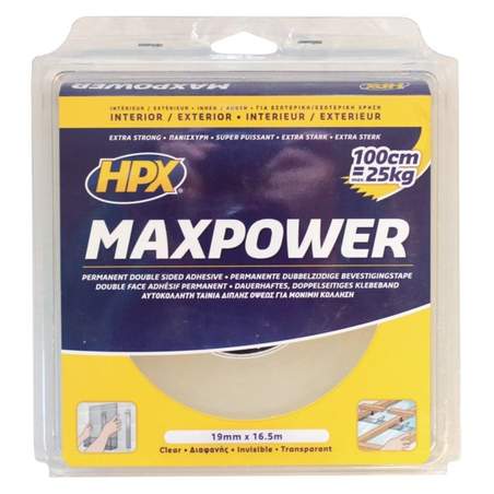 HPX Maxpower Transparent 19mm x 16,5m