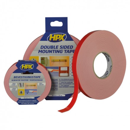 HPX Mirror Tape DS White 19mm x 25m