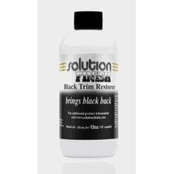 Solution Finish Black Plastic & Vinyl Restorer 30ml