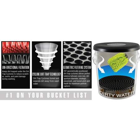 Chemical Guys Cyclone Dirt Trap Black