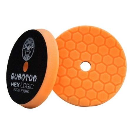Chemical Guys Hex-Logic Quantum Orange Medium Cutting Pad 143mm
