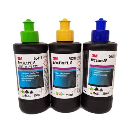 3M Komplet polirnih past 250g 3/1