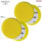 Menzerna Medium Cut Foam Pad Yellow 95mm 2/1
