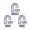 Gyeon Wash Bucket Sticker Set